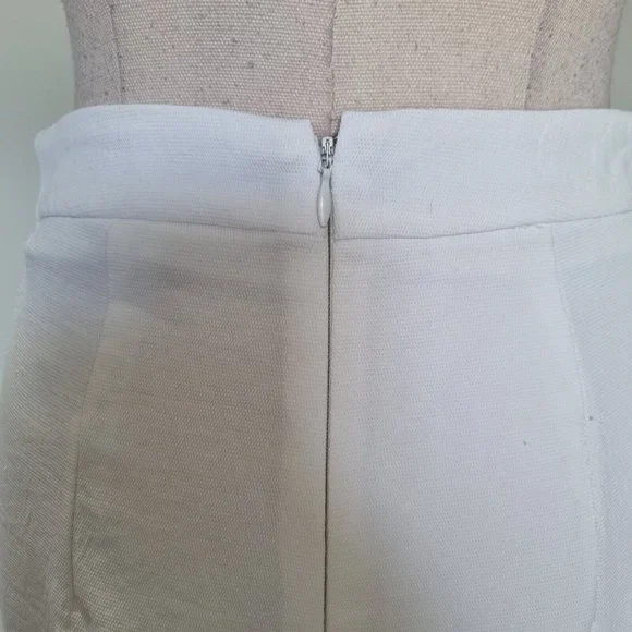 Kookai Oyster White High Rise Straight Leg Pants Size 36 - Picture 7 of 9
